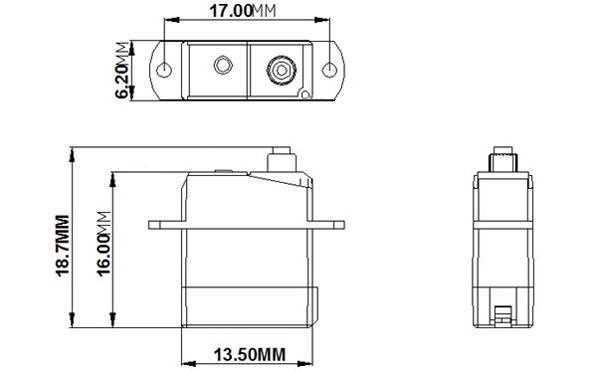 4-Stk-17-g-Niederspannungs-Mikro-Digitalservo-mit-Mini-JST-Stecker-fuumlr-RC-Modell-1289404-8